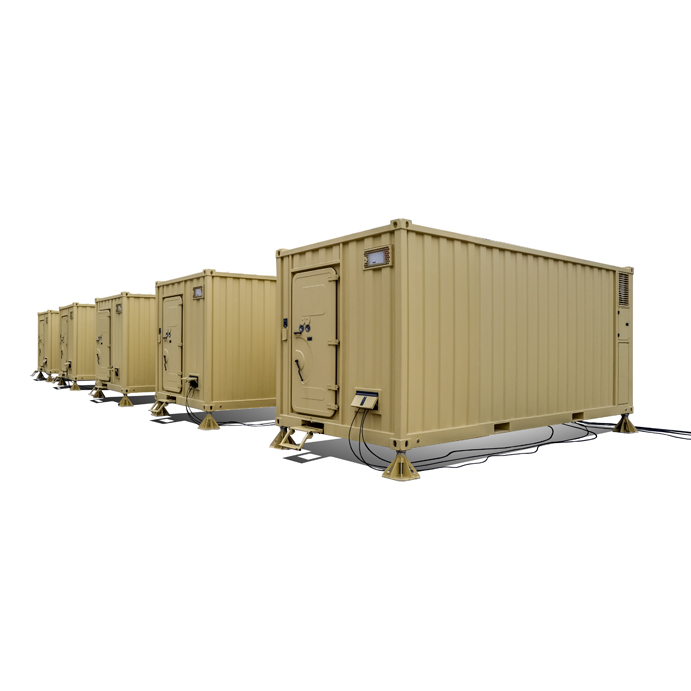 Kontenery operacyjne i serwerowy szczelne elektromagnetycznie