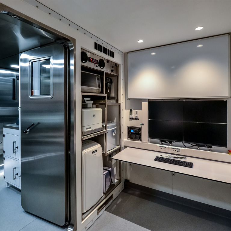 Laboratorium CBRNE - Przedział operacyjny