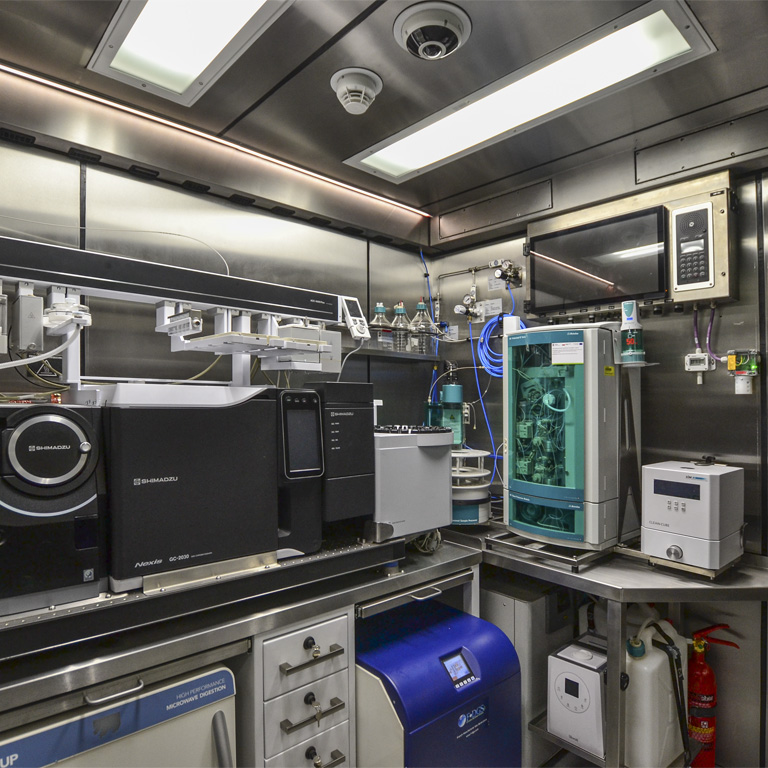 Laboratorium CBRNE - Przedział chemii czystej