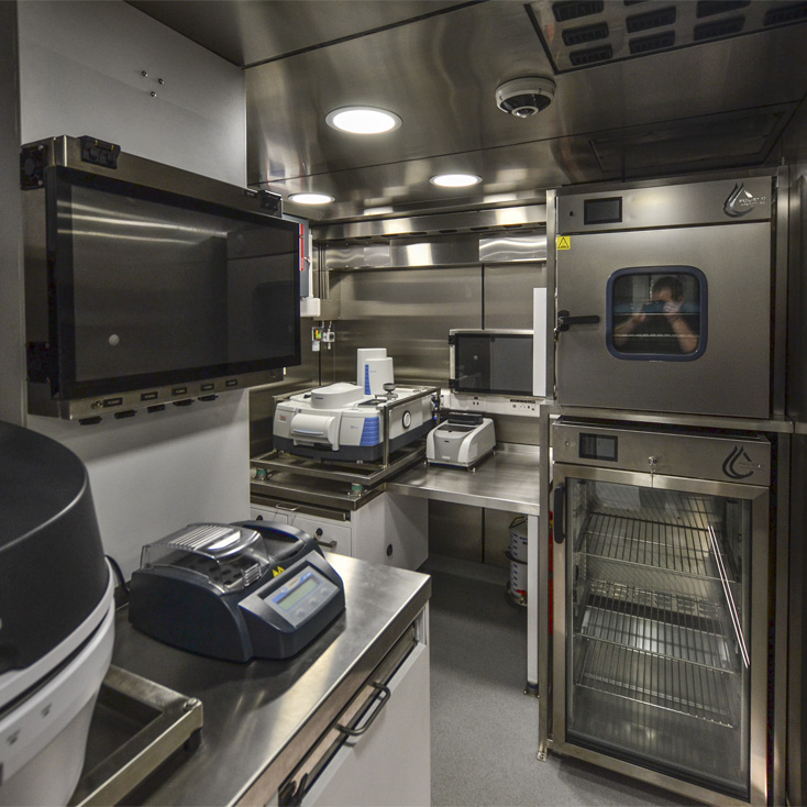 Laboratorium CBRNE - Przedział chemii czystej