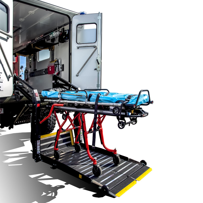 Sanitarka UNIKAR.01 - podnośnik z noszami