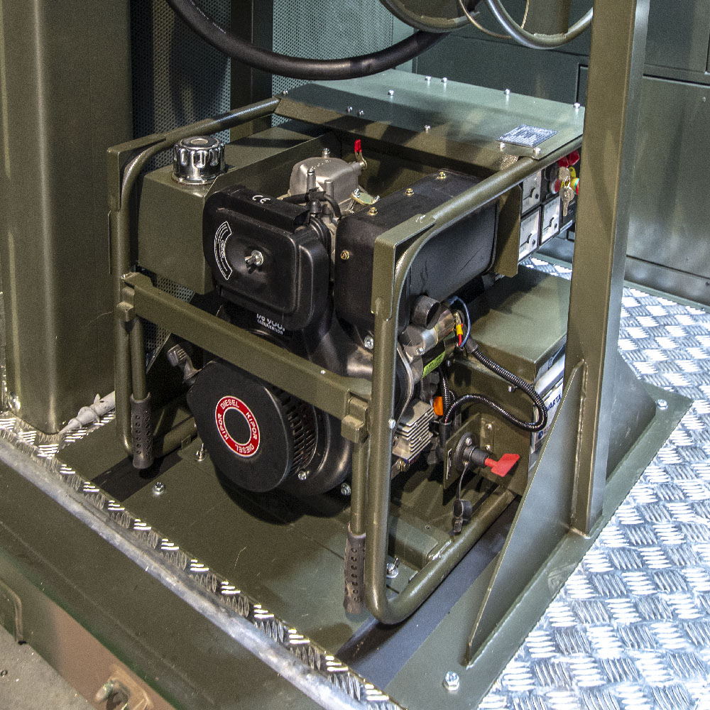 Kontenerowa Elektrownia Polowa KEP 1100 - Agregat potrzeb własnych