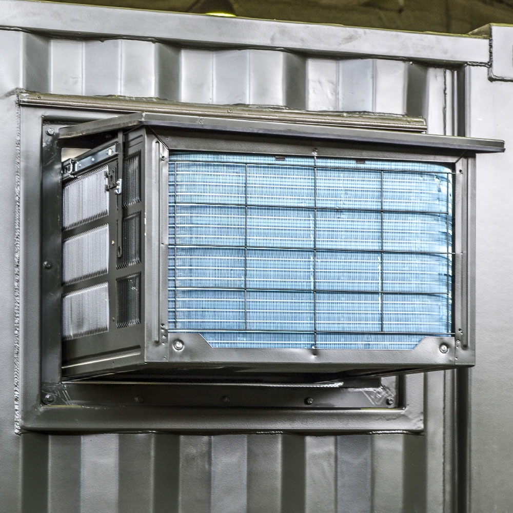 Kontenerowa Elektrownia Polowa KEP 250 - Klimatyzacja wysuwana