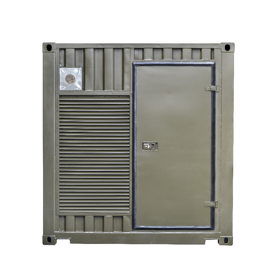 Kontenerowa Elektrownia Polowa KEP 2x250 - Widok z boku