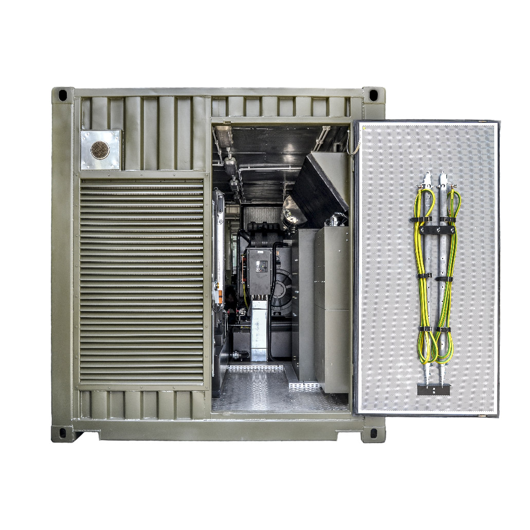 Kontenerowa Elektrownia Polowa KEP 2x250 - Wnętrze