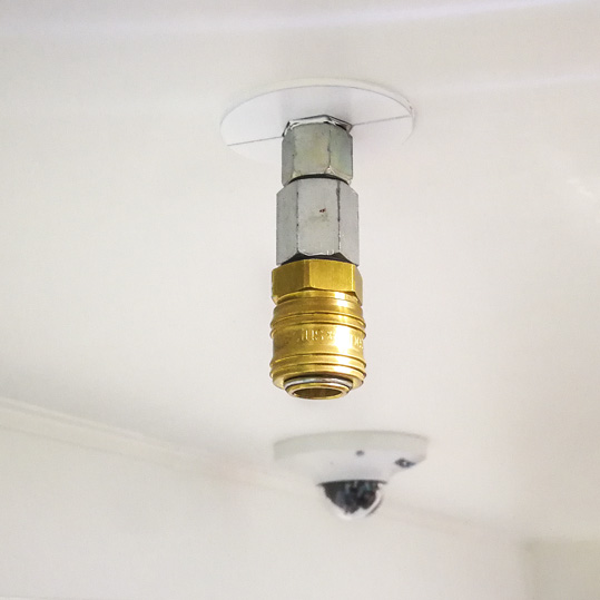 KMLI - Kontenerowe Mobilne Laboratorium Identyfikacyjne - Szybkozłącze powietrza