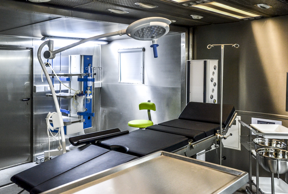 KSO - Kontenerowa Sala Operacyjna - Wyposażenie