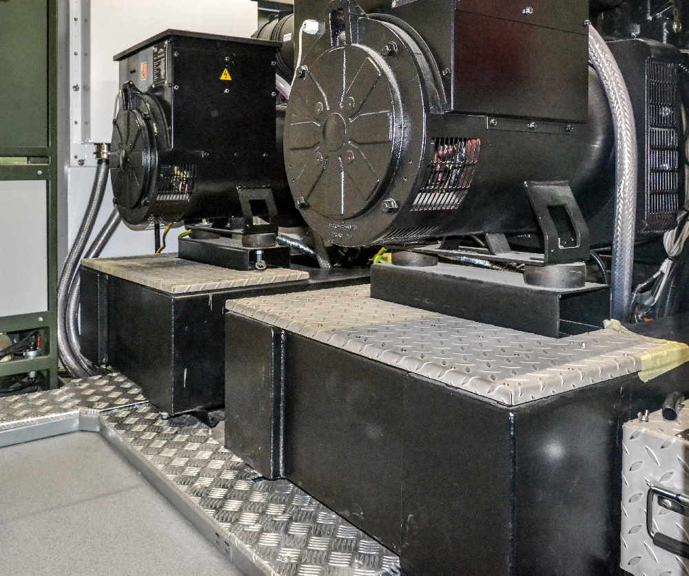 Kontener techniczny KT 20 - przedział techniczny