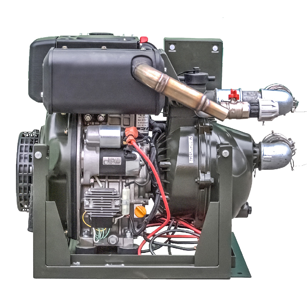 Motopompa MPD 50 RE - widok tylny