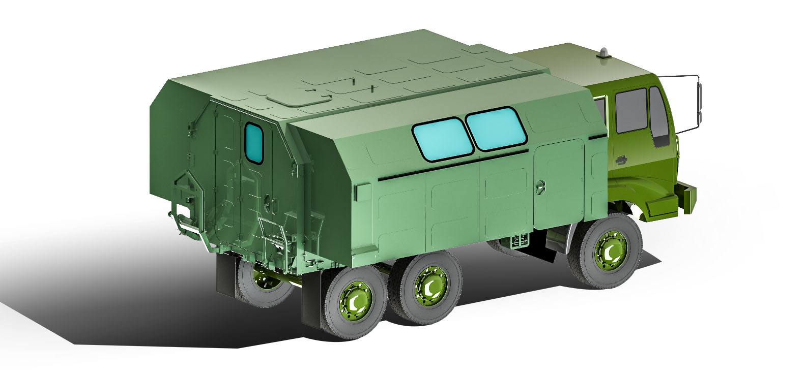 Nadwozie Specjalne do Zabudowy NSZ - wygląd po rozłożeniu