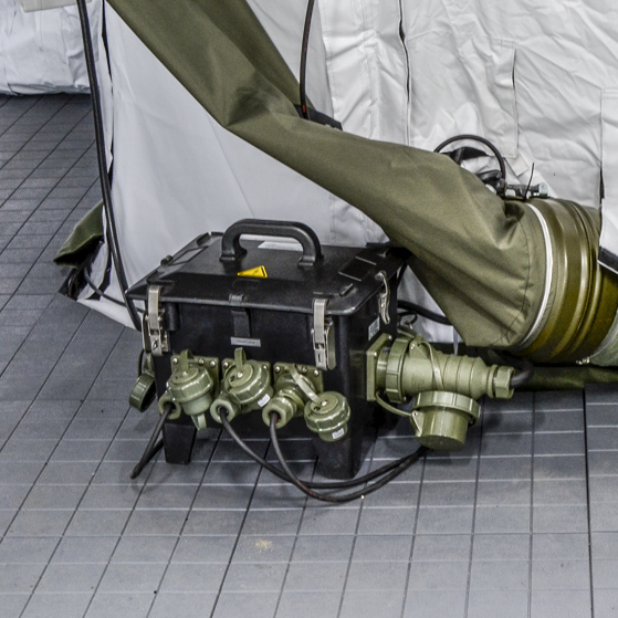 SOP I - Sala Opatrunkowa Poziomu I - Mobilna rozdzielnia elektryczna