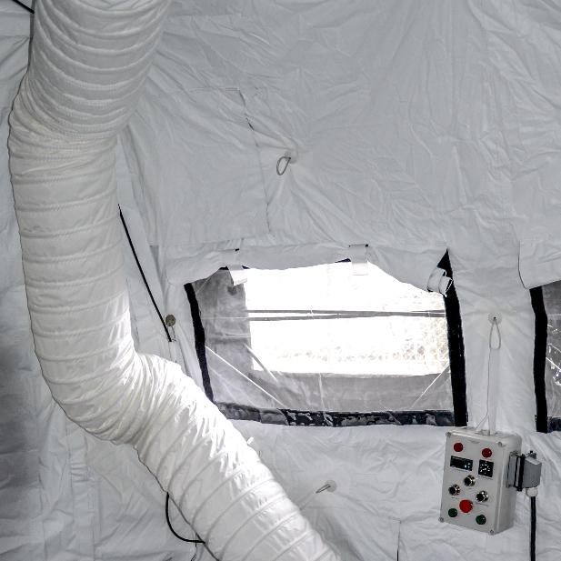 SOP I - Sala Opatrunkowa Poziomu I - System dystrybucji powietrza