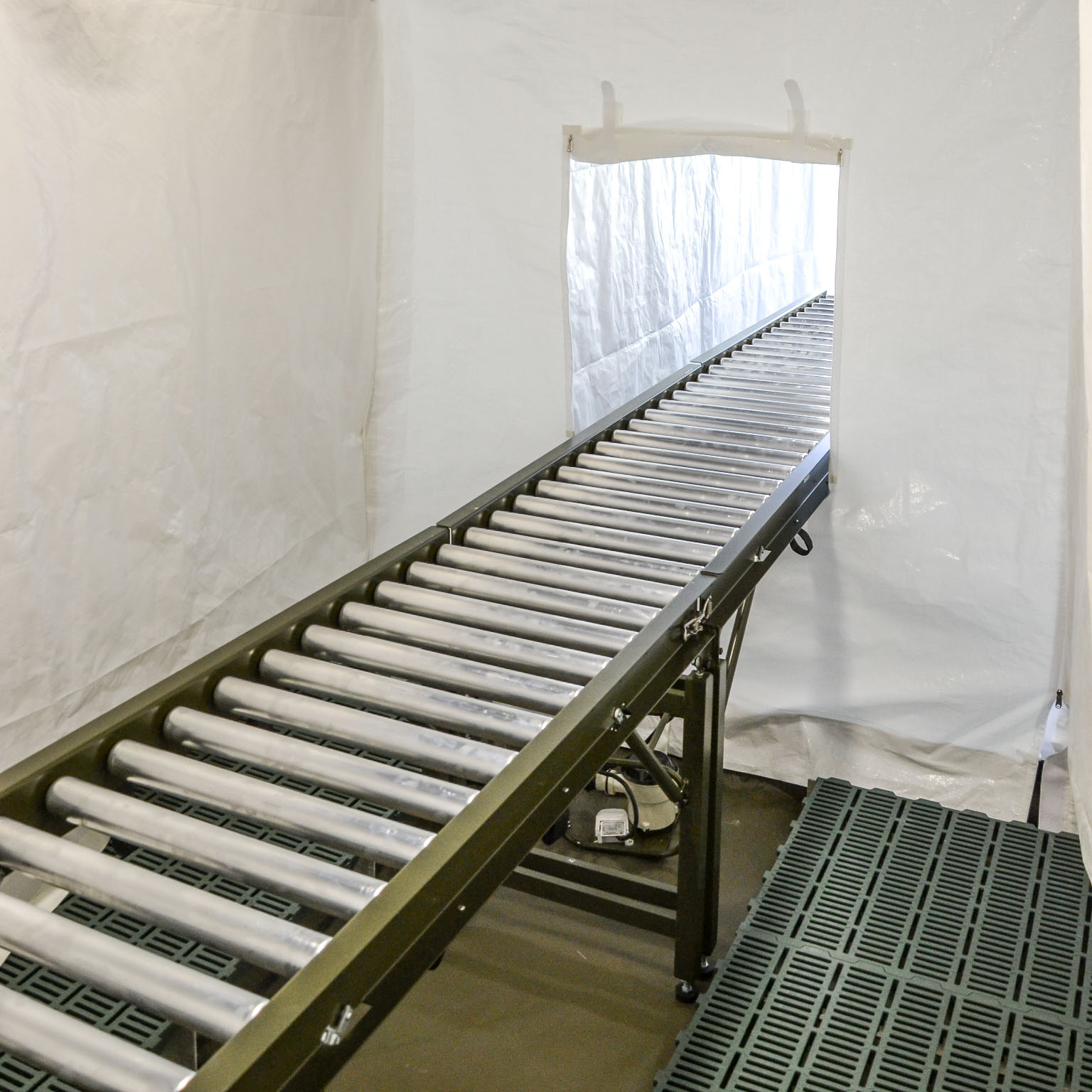 Zestaw do Masowej Dekontaminacji ZMD - rolki transportowe