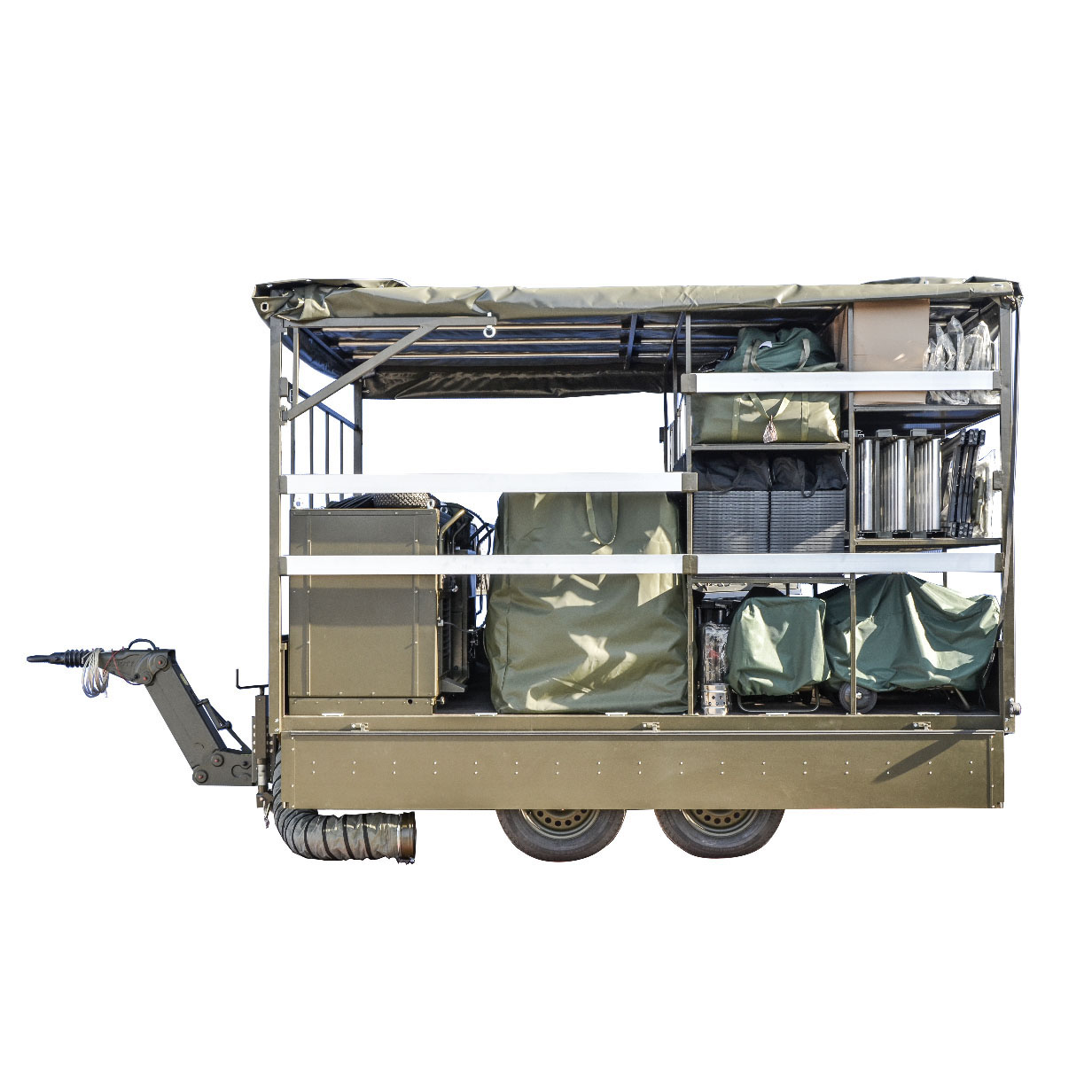 Zestaw do Masowej Dekontaminacji ZMD - przyczepa transportowa