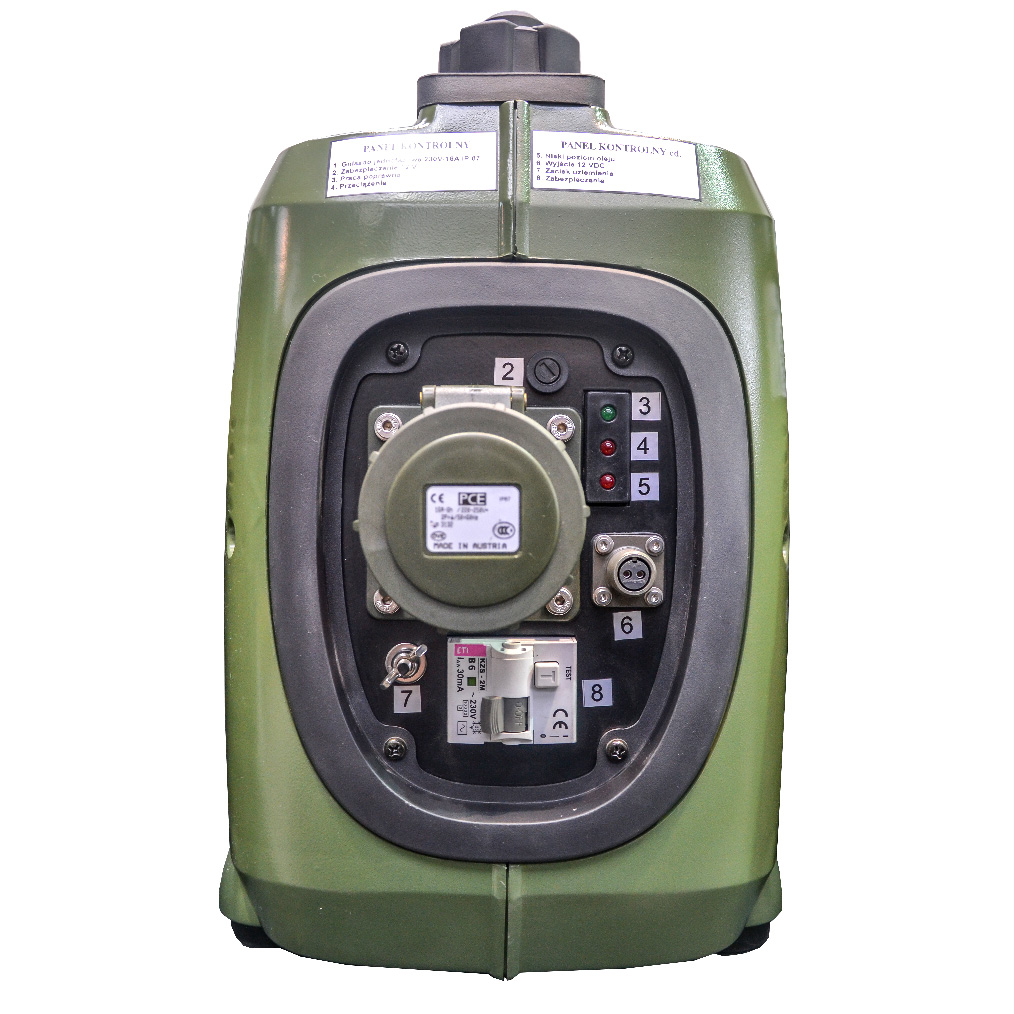 Zestaw prądotwórczy ZPP 1.0 BJRZ - Widok z przodu