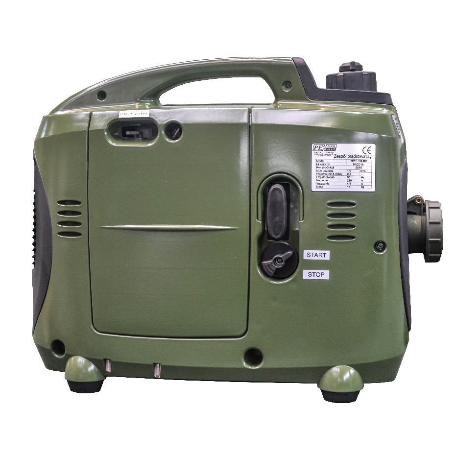 Zestaw prądotwórczy ZPP 1.0 BJRZ - Widok z boku