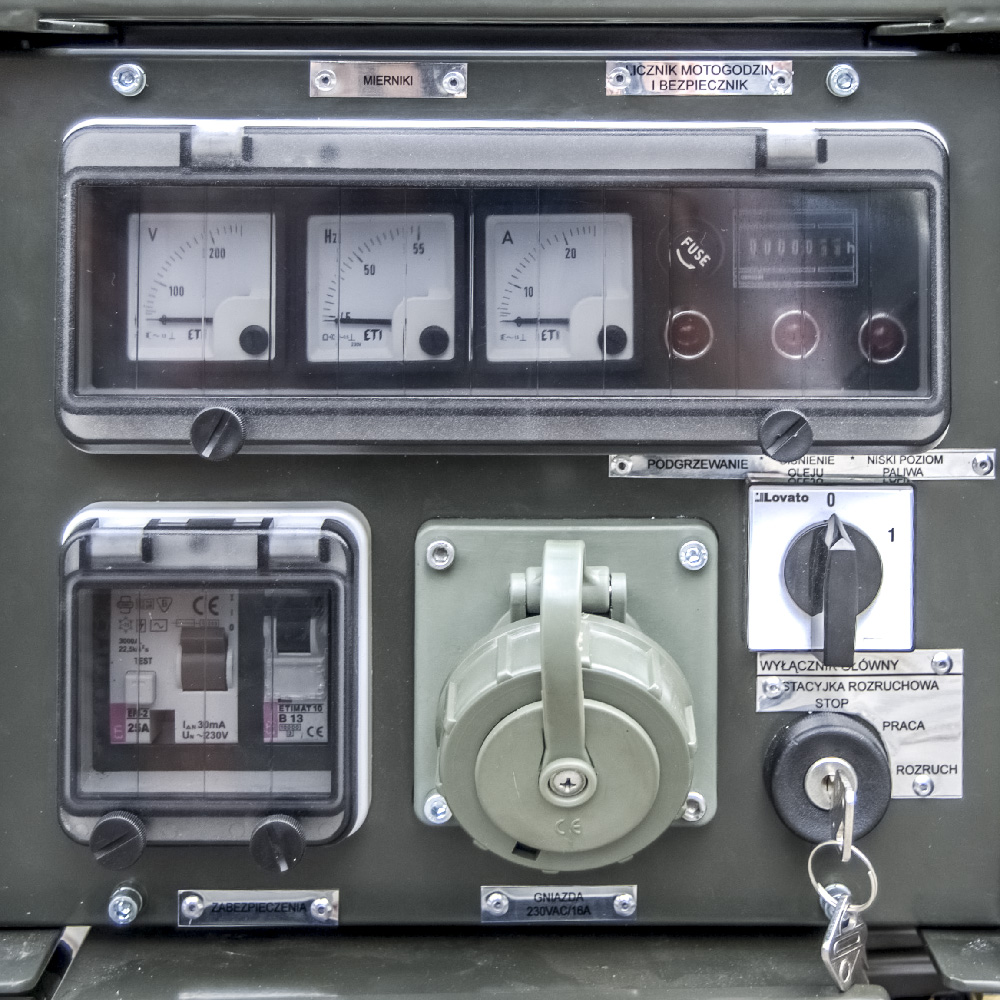 Zespół prądotwórczy ZPP 2.0 DJEO - Panel sterujący