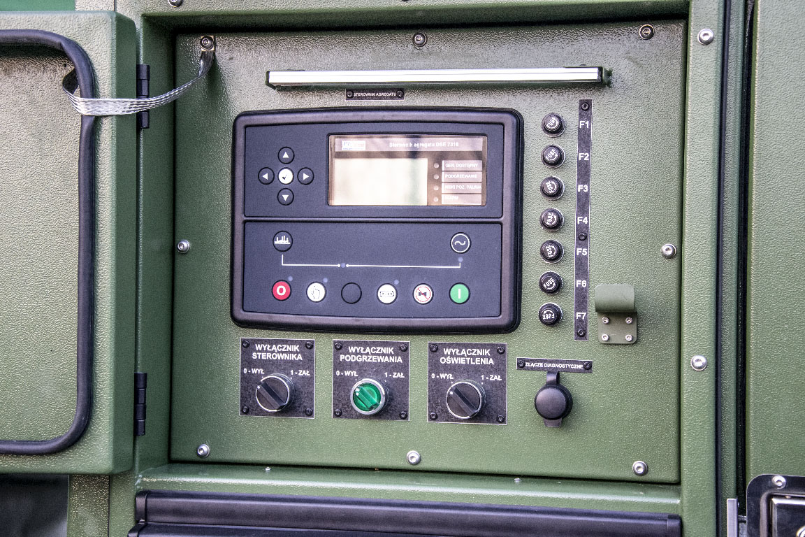 Zespół prądotwórczy ZPW 10 DTZ - Panel sterowania