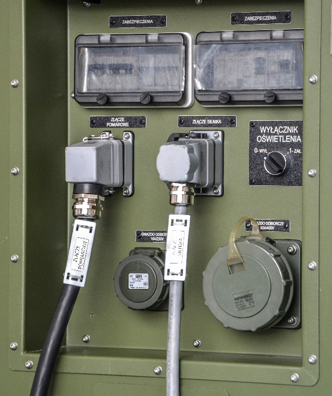 Zespół prądotwórczy ZPW 35 DTZ - Panel sterowania