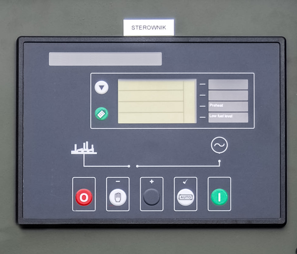 Zespół prądotwórczy ZPW 45 DTZ - Panel sterowniczy